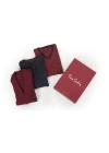 Pierre Cardin Çeyizlik Triko Ropdöşambr Ve Pijama 5li Takım 5595 - Bordo