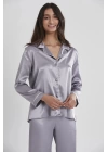 Pierre Cardin Saten Biyeli Pijama Takımı 1200 - Royal