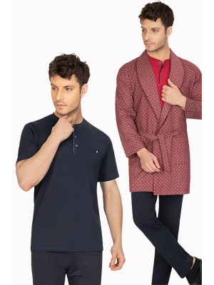 Ancelo 5li Robdöşambr Seti 7770 - Bordo