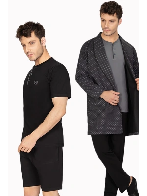 Ancelo 5li Robdöşambr Seti 7770 - Siyah