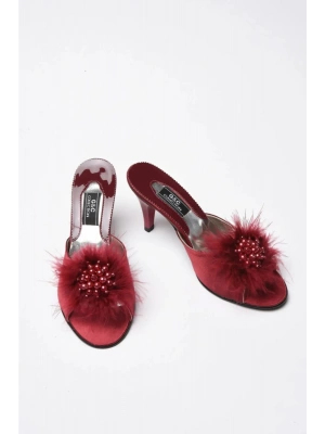 GC Gelin Terliği Çeyiz Terliği 125 - Bordo