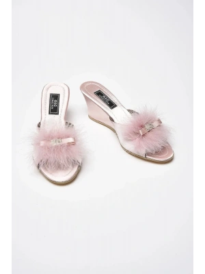 GC Gelin Terliği Çeyiz Terliği 170 - Pudra