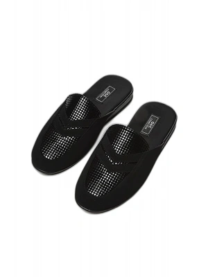 GC Nubuk Baskılı Poli Taban Erkek Çeyiz Terliği-Ev Terliği 370