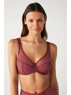 Kom Bianca Biyeli Sütyen - Bordo