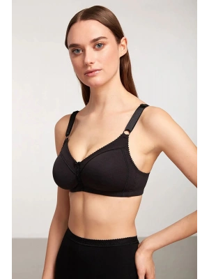 Kom Carol Pamuklu Balensiz Sütyen - Siyah