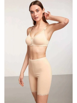 Kom Carol Pamuklu Balensiz Sütyen - Ten