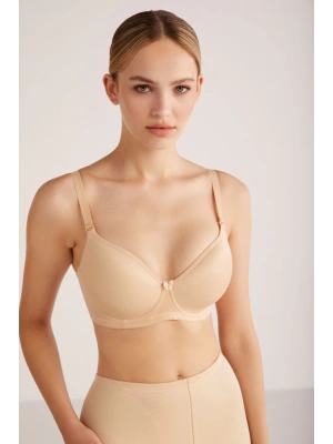 Kom Lidya Desteksiz Balenli Sütyen - Ten