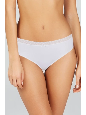 Kom Pure %94 Pamuklu 3lü Düz Külot - Beyaz