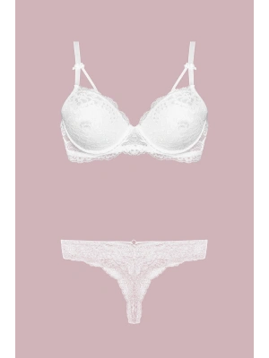 Nurteks Destekli Ekru Sütyen Takımı 4430