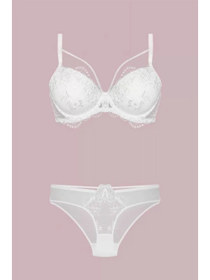 Nurteks Destekli Ekru Sütyen Takımı 4485