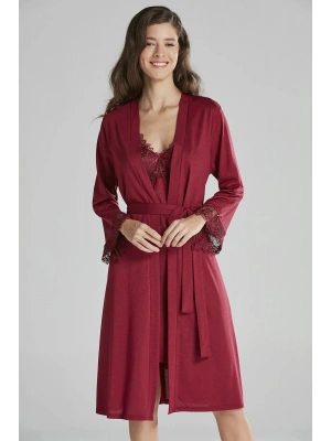 Pierre Cardin 6lı Penye Gecelik Sabahlık Takım Çeyiz Seti 5040 - Bordo