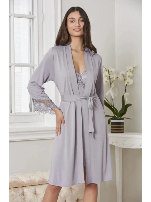 Pierre Cardin 6lı Penye Gecelik Sabahlık Takım Çeyiz Seti 5040 - Royal