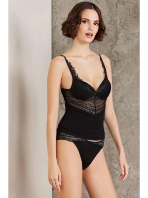 Pierre Cardin Penye Atlet Külot Kadın İç Çamaşırı Takımı 355 - Siyah