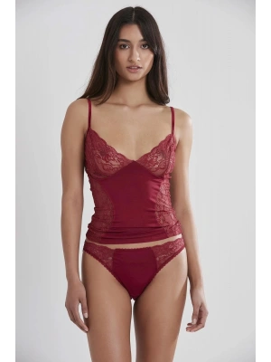 Pierre Cardin Penye Atlet Külot Kadın İç Çamaşırı Takımı 391 - Bordo