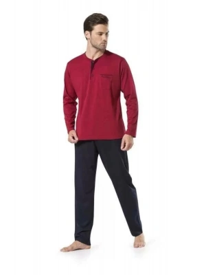 Pierre Cardin Penye Pijama ve Robdöşambr 5li Çeyiz Seti 5560 - Bordo