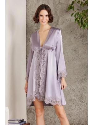 Pierre Cardin Saten Dörtlü Gelin Çeyiz Seti 7045 - Royal