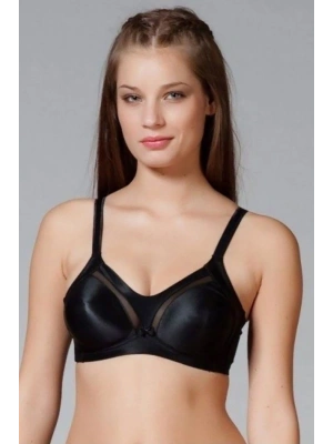 Yeni İnci 1610 Kadın Toparlayıcı Sütyen - Siyah