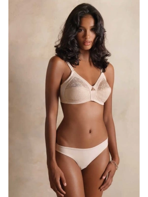 Yeni İnci 1905 Dantelli Toparlayıcı Sütyen - Beyaz