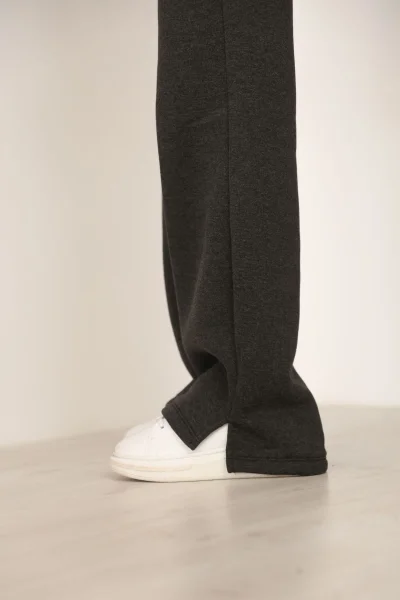 Basic Fermuarlı İkili Takım 5001-Gri