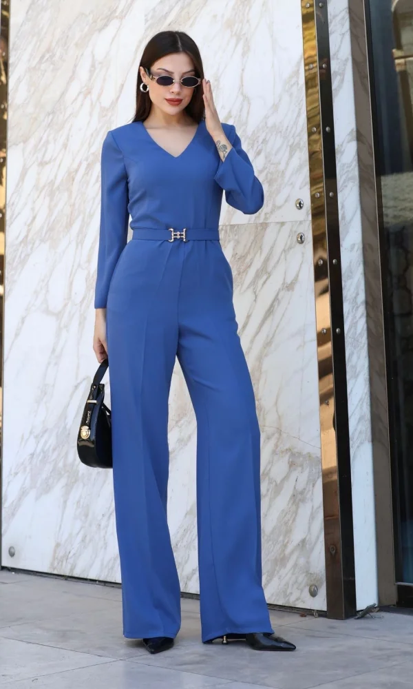 Nursel Ergin Özel Tasarım Tulum 6050-İndigo