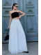 Beli Lastikli Pliseli Şifon Pantolon 6030-Beyaz
