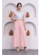 Cep Detaylı Palazzo Pantolon 301-Pembe