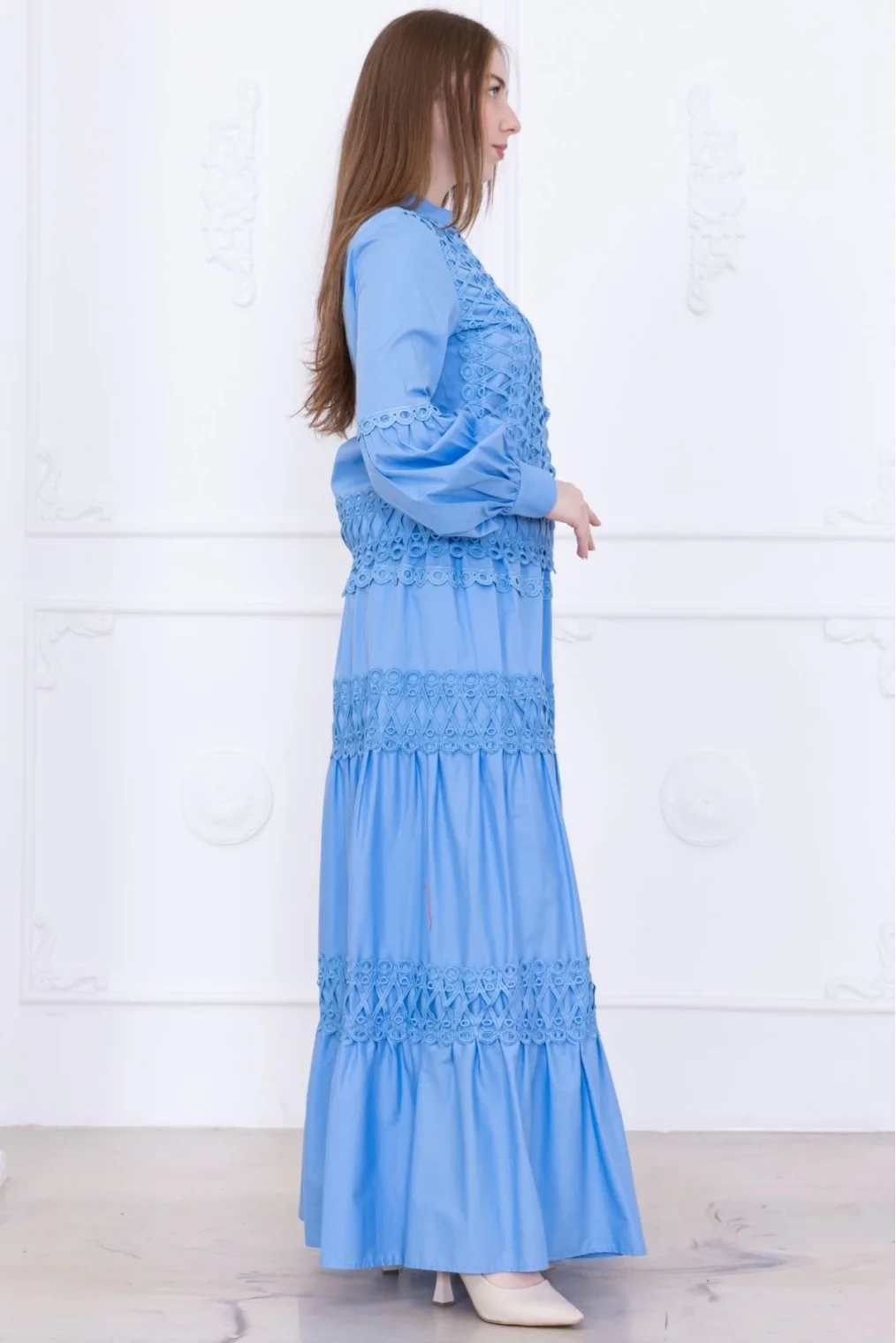 Dantel Detaylı İkili Takım 4712-Bebe Mavisi