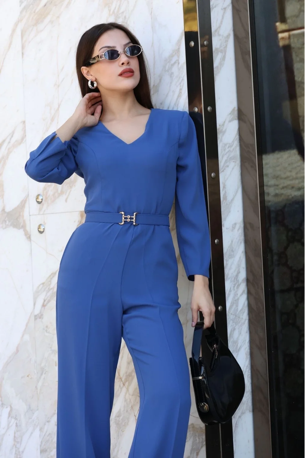 Nursel Ergin Özel Tasarım Tulum 6050-İndigo