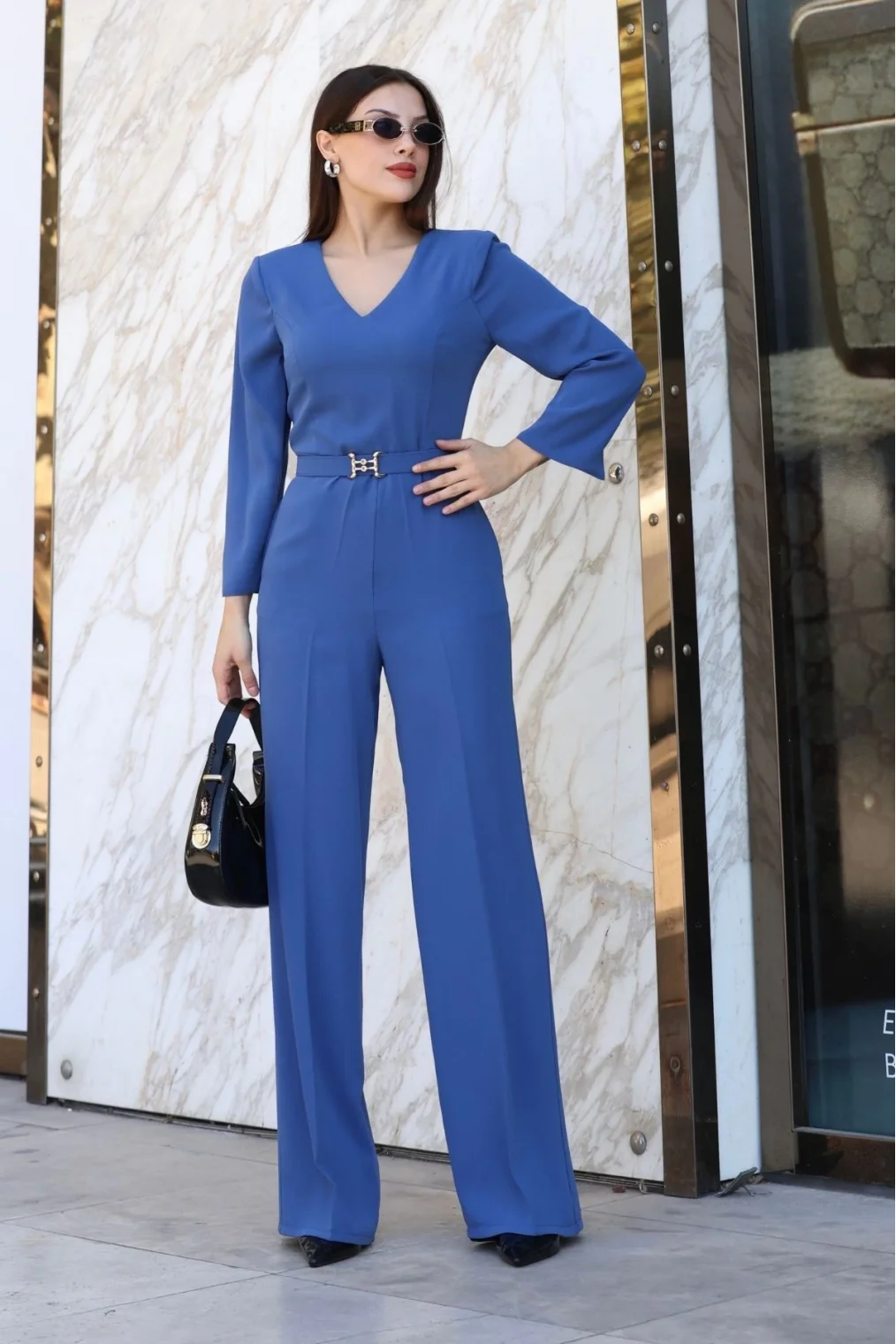 Nursel Ergin Özel Tasarım Tulum 6050-İndigo