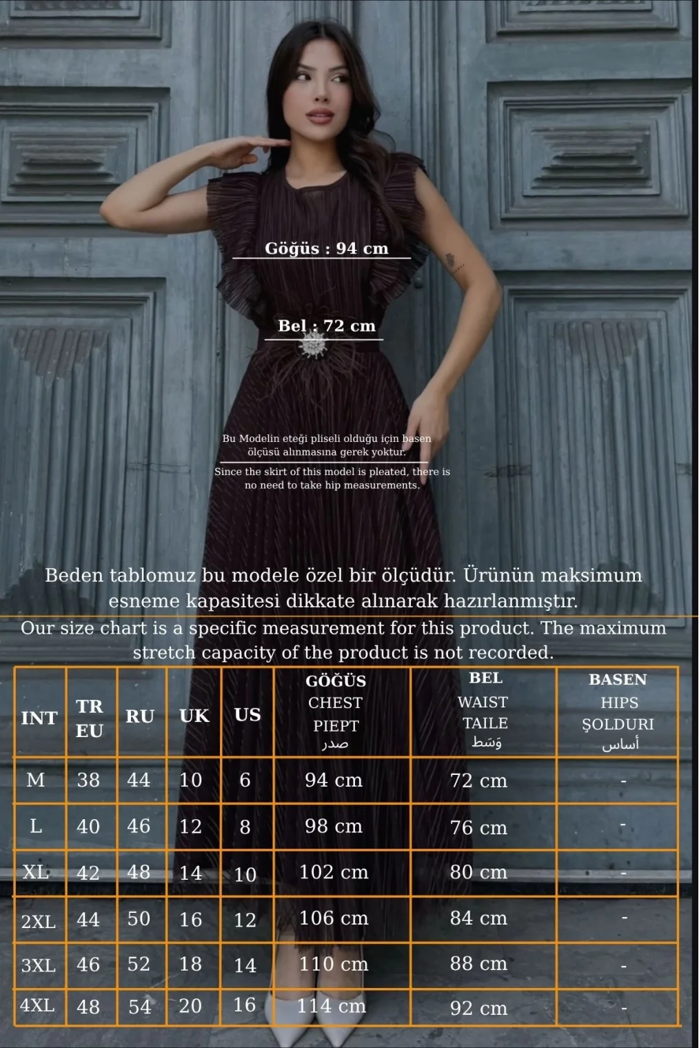 Straplez Yaka Omuz Fırfır Detaylı Kemerli Abiye Elbise 2282-Bordo