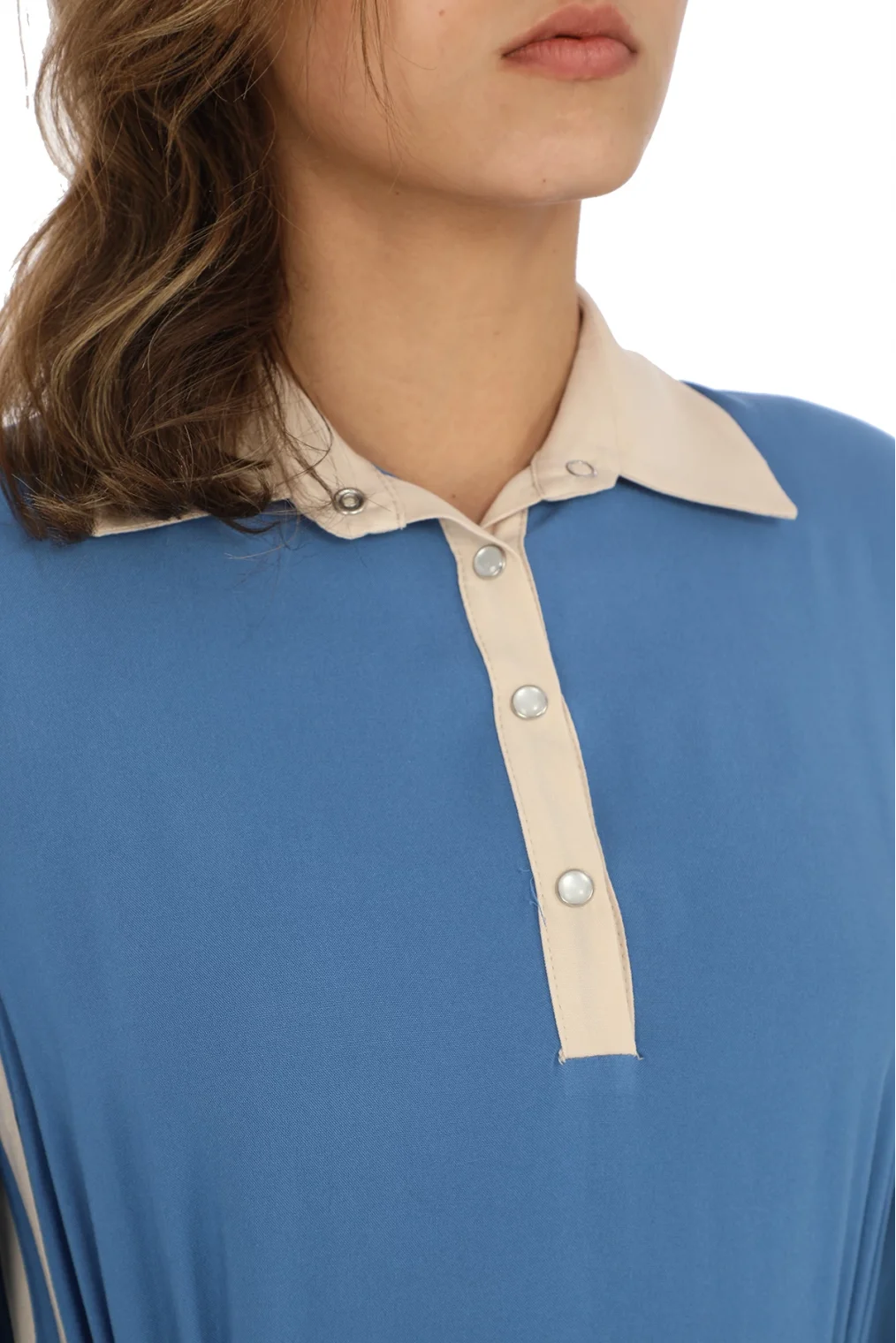 Yandan Bağlamalı Viskon Elbise 2216-İndigo