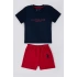 ERKEK BEBEK 2 Lİ KISA KOL T-SHIRT TAKIM - NAVY