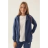 KAPPA KIZ ÇOCUK FULLZIP SWEATSHIRT - GECE MAVİSİ