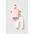 U.S.POLO KIZ BEBEK 2Lİ TSHIRT TAKIM - TOZ PEMBE