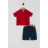 U.S.POLO ERKEK BEBEK 2Lİ T-SHIRT TAKIM - KIRMIZI