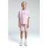 KIZ ÇOCUK BERMUDA TAKIM - TOZ PEMBE