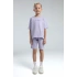 KIZ ÇOCUK BERMUDA TAKIM - LİLA