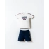 U.S.POLO ASSN. ERKEK BEBEK ŞORT T-SHIRT TAKIM - Beyaz