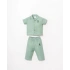 U.S.POLO ERKEK BEBEK GÖMLEK PİJAMA TAKIMI - MİNT