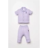 U.S POLO ASSN. KIZ BEBEK GÖMLEK PİJAMA TAKIM - K.LİLA