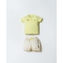 U.S POLO ASSN. KIZ BEBEK ŞORT T-SHIRT TAKIM - Sarı