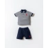 U.S.POLO ASSN. ERKEK BEBEK ŞORT T-SHIRT TAKIM - LACİVERT