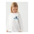 STITCH KIZ GARSON SWEAT - BEYAZ