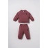 US.S.POLO ASSN. ERKEK BEBEK 2Lİ TAKIM - BORDO