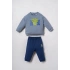 US.S.POLO ASSN. ERKEK BEBEK 2Lİ TAKIM - İNDİGO
