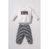 US.S.POLO ASSN. ERKEK BEBEK 2Lİ TAKIM - Beyaz