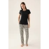 ARNETTA KADIN İKİLİ TAKIM - SİYAH