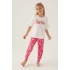 BARBIE KIZ GARSON İKİLİ TAKIM - TOZ PEMBE