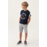 ERKEK ÇOCUK BERMUDA TAKIM - KREM
