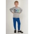 ERKEK ÇOCUK EŞOFMAN TAKIM - GRİ MELANJ